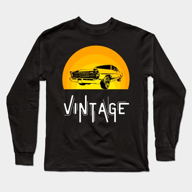 80s Car Long Sleeve T-Shirt by Xtian Dela ✅